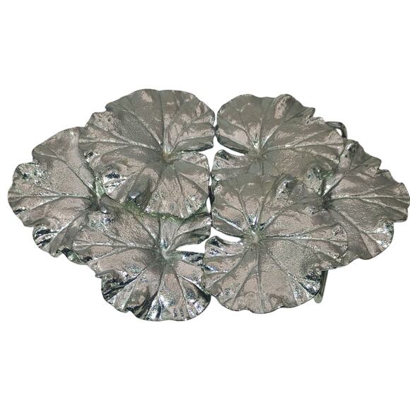 Vintage Mimi di N 1981 Lily Pad Belt Buckle Signed Designer 4.5\